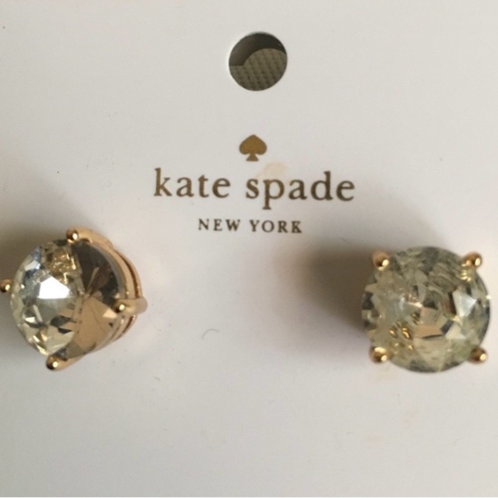 Kate Spade Gold and Silver Stud Earrings - Picture 2 of 7